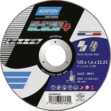 DISQUE  A TRONCONNER NORTON SUPER BLUE 4 125 X 1,6 MM