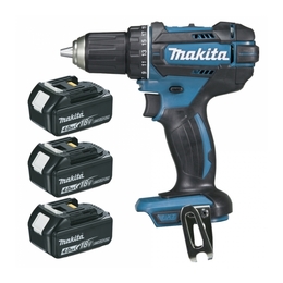 PERCEUSE VISSEUSE MAKITA 18 V Li-Ion 4 Ah  13 MM  DDF482RM3J ( 3 BATTERIES)